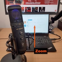 Using the SU600 Condenser Mic for Great Sounding Zoom Webinar!