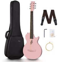 Enya Nova Go 35" Carbon Fibre Guitar - Acoustic - Pink