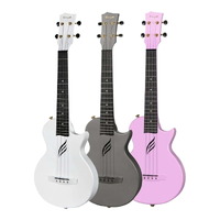 Enya Nova U Pro Carbon Tenor Ukulele - White - includes pickup