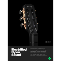 Enya NEXG 2N Carbon Fibre Classical Smart Guitar - Black