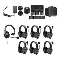 Saramonic WiTalk5 WT7D Full-Duplex 7-Person Wireless Intercom Headset System