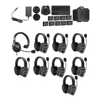 Saramonic WiTalk5 WT9D Full-Duplex 9-Person Wireless Intercom Headset System