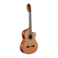 Artist HG39303CEQ Classical Guitar Solid Cedar Top with Cutaway and Pickup