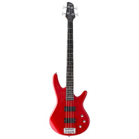 Artist ABA200 Solid Red Active Electric Bass Guitar