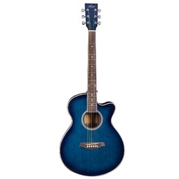 Artist LSPSTBB Small Body Acoustic Guitar Pack - Blue Burst