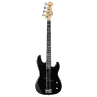 Electric Bass Guitar and Amplifier Starter Pack - Black