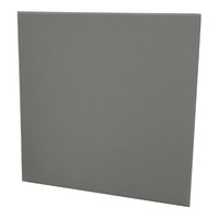 4x Fibreglass Acoustic Treatment Panel - Light Grey - 60cm x 60cm
