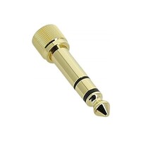 Audio Adapter - 1/8" female to 1/4" male - Stereo TRS Screw-On with Thread