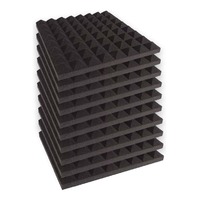 20x Sheets of Studio Acoustic Panels - 50mm Pyramid