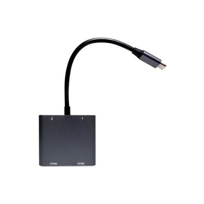 USB Type C to Dual HDMI 4K Adapter