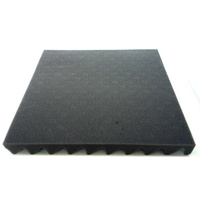 10x Sheets of Cone Acoustic Foam - 2.5m2 - Black