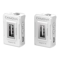 CKMOVA VOCAL X V1 Ultra-Compact 2.4GHz Wireless Microphone - White