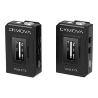 CKMOVA Vocal X V2 Ultra-Compact 2.4GHz Dual-Channel Wireless Microphone