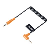 COMICA CVM-D-CPX 3.5mm TRS to TRS Coiled Audio Cable Adapter