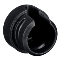 Cable Techniques Lo-Pro Cap for R/A Low-Profile XLR Connectors - Large Cap - Black