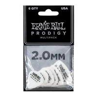 Ernie Ball 9343 White Multipack Prodigy Guitar Picks 2.0mm - 6-Pack