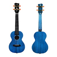 Enya MS Blue Solid Mahogany Ukulele - Tenor