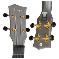 Enya Nova U Pro Carbon Tenor Ukulele - Black - includes pickup