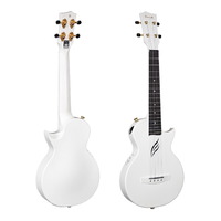 Enya Nova U Pro Carbon Tenor Ukulele - White - includes pickup