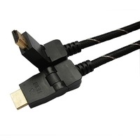 SWAMP v1.4 HDMI Cable - with 180 degree Rotating Connectors - 3m