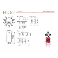JJ Electronic ECC82/12AU7 Preamplifying Tube