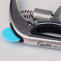 Guitto GGC-02-SI Capo for Acoustic and Electric Guitars - Silver