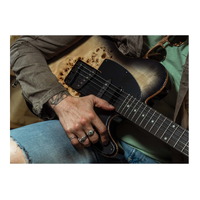 Michael Kelly Triple 50 Electric Guitar - Black Burl