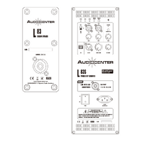 AudioCenter Dual L83+L83S Active DSP Column PA System