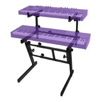 On Stage KS7365EJ Folding Z-Style Multi-Use Keyboard Stand with 2nd Tier