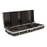 Torque 76-Key ABS Keyboard Case with Wheels - Black Finish