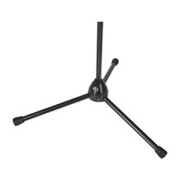 K&M 25900 Low Height Tripod Microphone Stand with Telescopic Boom - Black