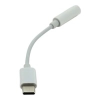 SWAMP USB-C to 3.5mm Headphone Jack TRRS Adapter - White