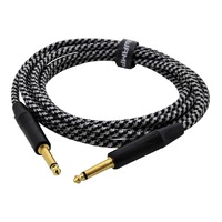 SWAMP Pro-Line Series Guitar Lead - Neutrik - Braided Jacket - 3m