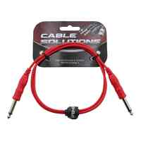 SWAMP 1/4" Slim-Line Patching TS Cable - RED - 30cm