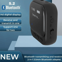 SWAMP Portable 2-in-1 Bluetooth V5.2 Audio Transmitter and Receiver