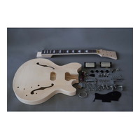 SWAMP DIY Build Your Own Electric Guitar Kit - Semi-Hollow Body Style
