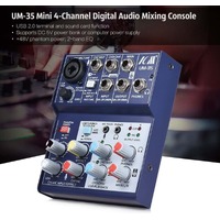 ICM UM-35 4-Channel Mixing Console USB Recording Interface - Black