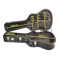 UXL HC-1049 Guitar Case Shaped to Fit 335 Style Electric Guitar