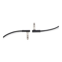 RockBoard Flat TRS Cable 15cm - Black