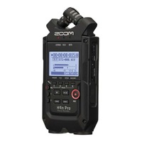 Zoom H4n PRO Handy 4 Track Portable Digital Audio Field Recorder - Black