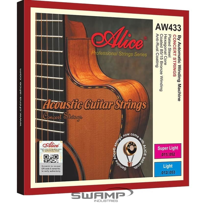 Alice AW4112-L 80/20 Bronze 12-String Acoustic Guitar String Set - Light Gauge 