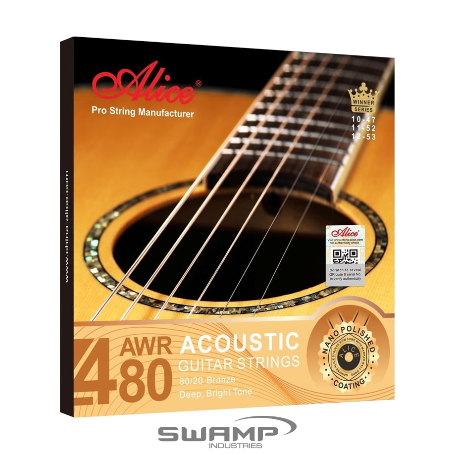 Alice AW4112-L 80/20 Bronze 12-String Acoustic Guitar String Set - Light Gauge 