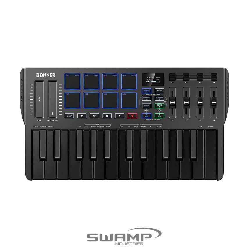 Novation SL MK3 49-Key MIDI Keyboard Controller Large Screen Pots Sliders Pads