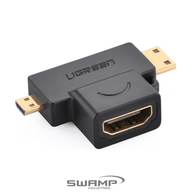 UGREEN 60649 4K HDMI Audio Extractor with SPDIF Optical and 3.5mm Output