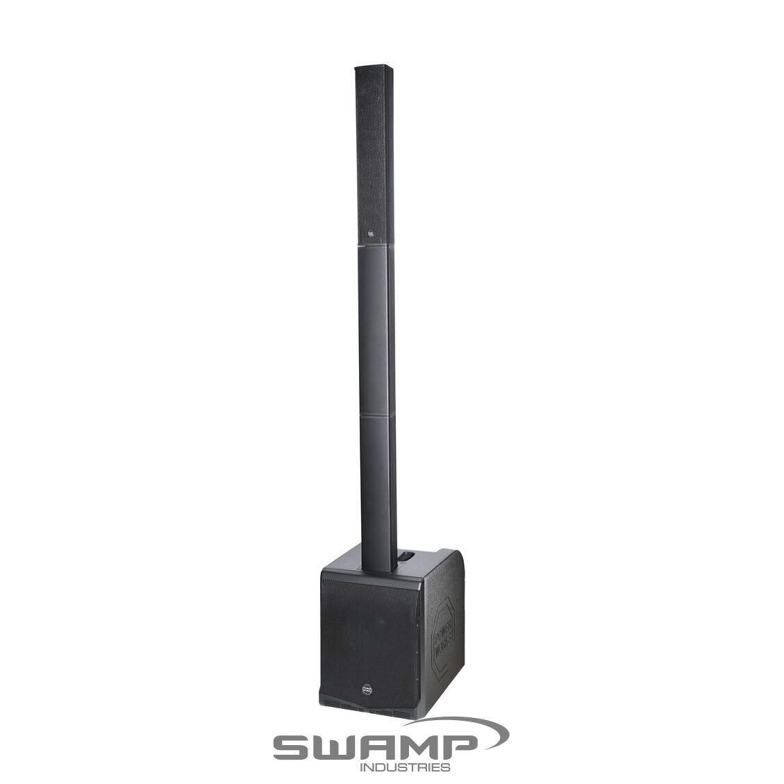 Steel PA / DJ Speaker Stand Lightweight Slimline Pole Sturdy Locking Tripod