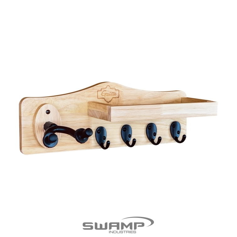Slat Wall Guitar Hanger - Can angle up to 180 degrees