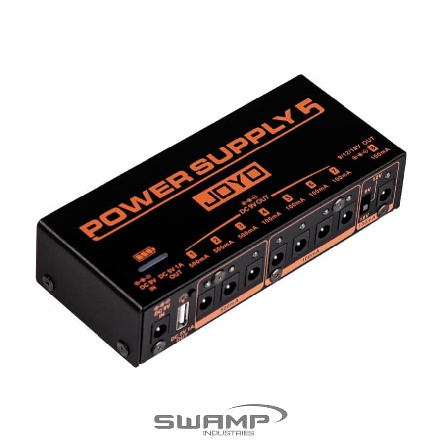 NUX 9V DC Power Supply - 500mA - DC Output - for Guitar Bass Pedals