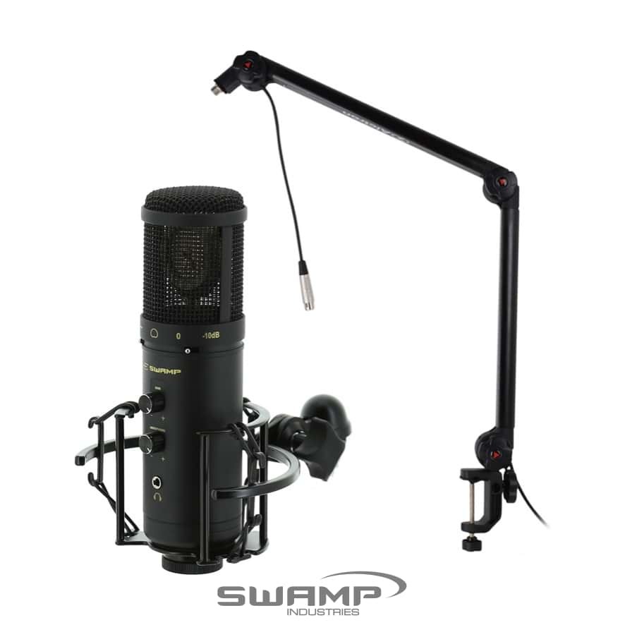 SWAMP SU600 USB Recording Microphone - Headphone Output - 24-bit