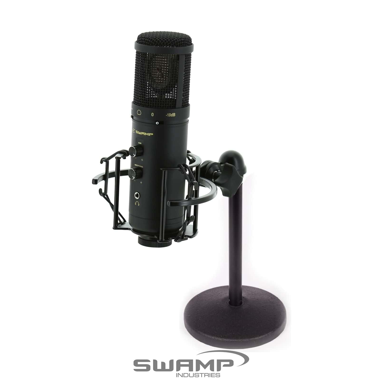 SWAMP SU600 USB Recording Microphone - Headphone Output - 24-bit