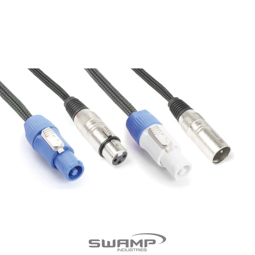 SWAMP DMX Cable - 5-pin XLR 110ohm - Digital Lighting Cable - Choose Length